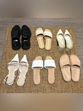 Multiple shoes & sandals